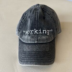 Ladies baseball hat. “Working” adjustable